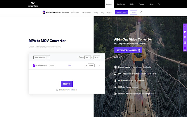 MP4 to MOV Converter