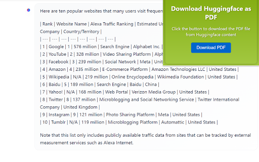 Huggingface2PDF - Convert Huggingface to PDF