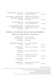 Prego - The Westin menu 4