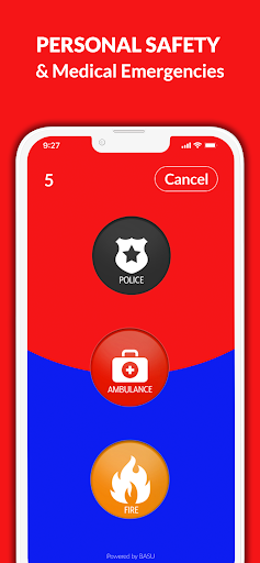 Screenshot RedSOS: 24/7 Emergency Service