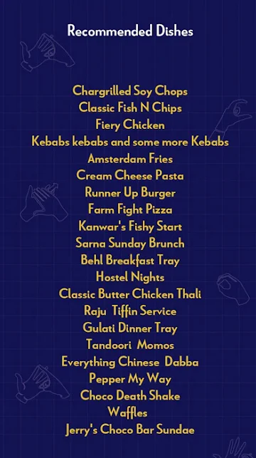 Echoes menu 