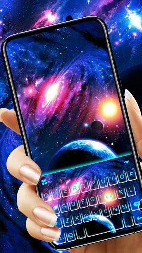 Screenshot Galaxy 3D Parallax Keyboard Ba
