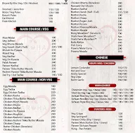 Aroha menu 1