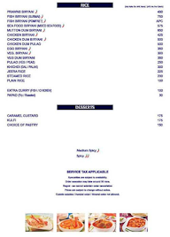 Pratham's Food Corner menu 2