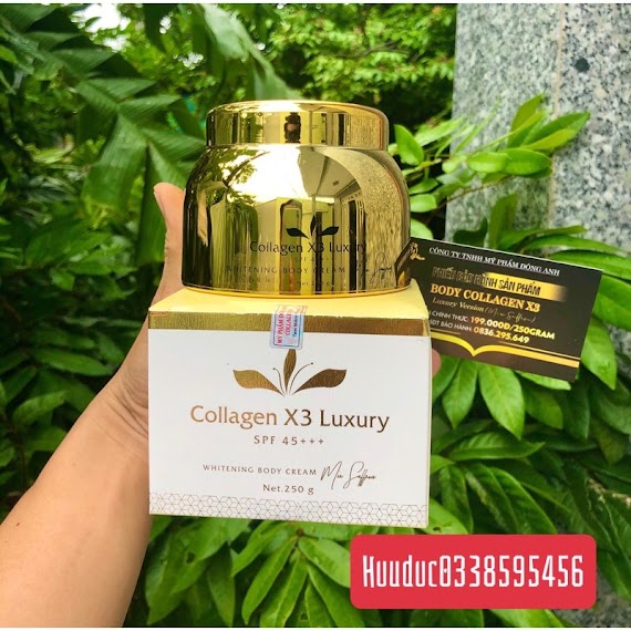 Kem Body Collagen X3 Luxury Chính Hãng