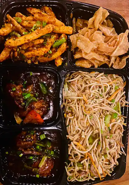 Honey Chilli Potato,veg Hakka Noodles,manchurian And Darshan