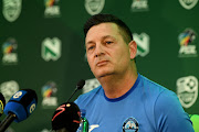  Vasili Manousakis during the Richards Bay press conference.