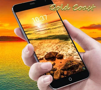 The Golden Coast Theme Setting Sun On the Sea(圖4)-速報App