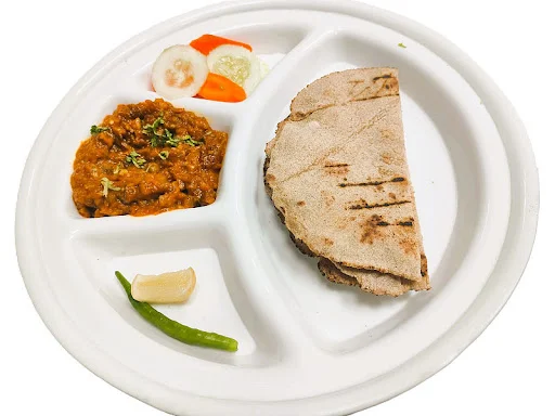 Pearl Millet (Bajra) Roti (2) + Baingan Bharta