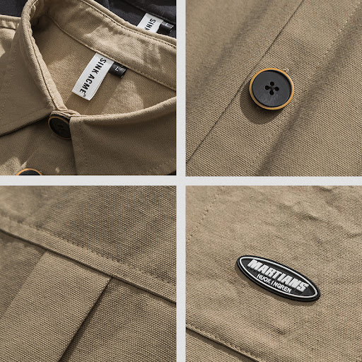 Title 6, Mens Street Loose Fit All-match Thin Retro Too...