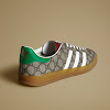 adidas × gucci men's gazelle beige tone/core white/beige tone