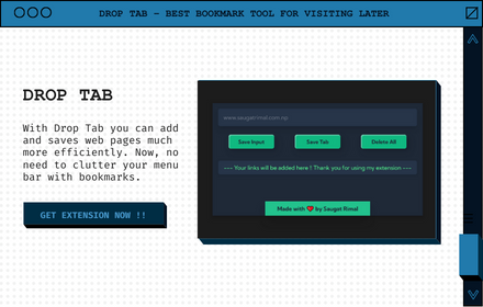 Drop Tab  – Best bookmark tool small promo image