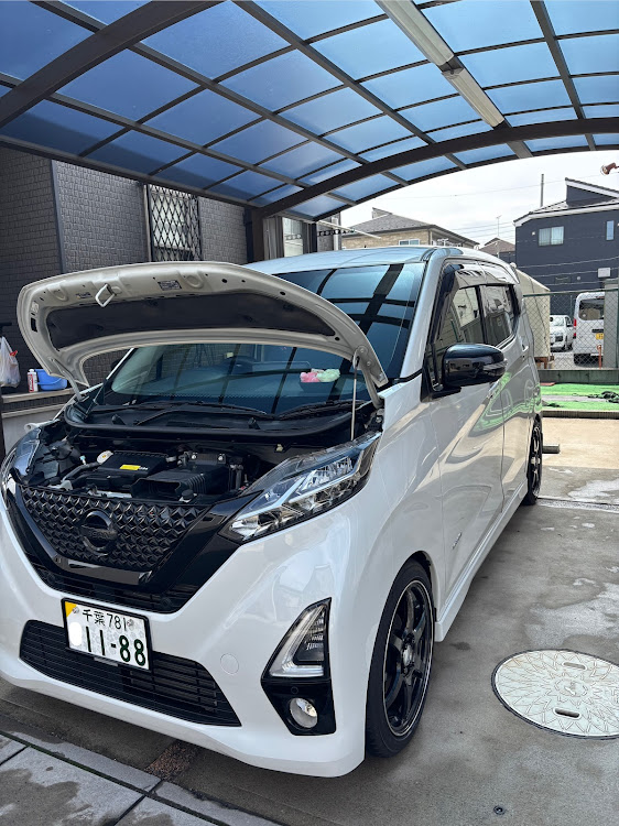 デイズハイウェイスターの可愛い息子ちゃん・DIY・愛車の差し色・梅雨入り間近？・洗車に関するカスタム事例の投稿画像4枚目
