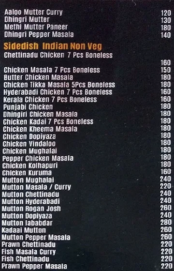 Barbecue Kitchen menu 