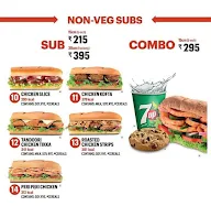 Subway menu 3