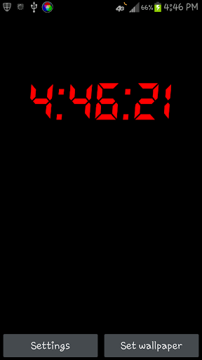 Digital Clock LIVE WALLPAPER