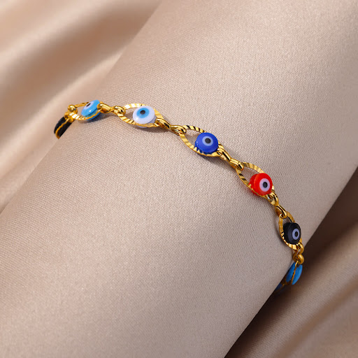 Title 3, Enamelled Lucky Beaded Bracelet Prayer Jewelry ...