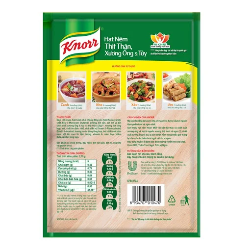 Hạt nêm từ thịt xương ống và tủy KNORR 900g