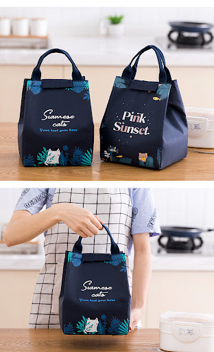 Title 4, Thickened Thermal Insulation Portable Lunch Box...