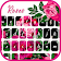 Thème de clavier Hot Pink Roses icon