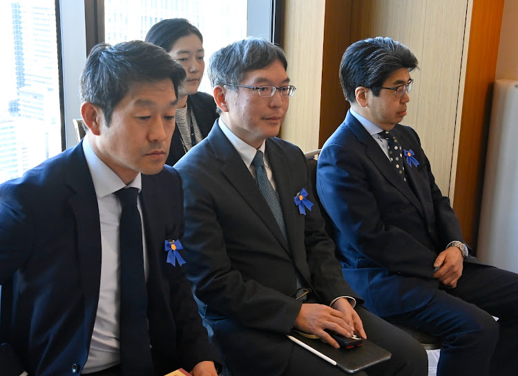 A delegation led the Governor of the Japan Bank for International Cooperation (JBIC) Hayashi Nobumitsu in Tokyo, Japan on February 8, 2024.