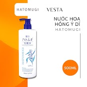 Toner Nước Hoa Hồng Hatomugi Ý Dĩ Dưỡng Ẩm , Làm Trắng Da Reihaku Lotion 500Ml