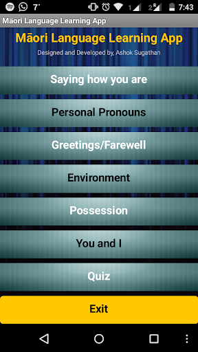 Māori Language Learning App