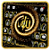 Thème de clavier Golden Allah icon