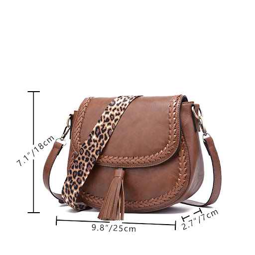Title 8, Handmade weave vintage saddle bag, European and...