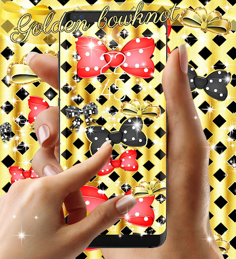 Golden bowknot live wallpaper - v14.2