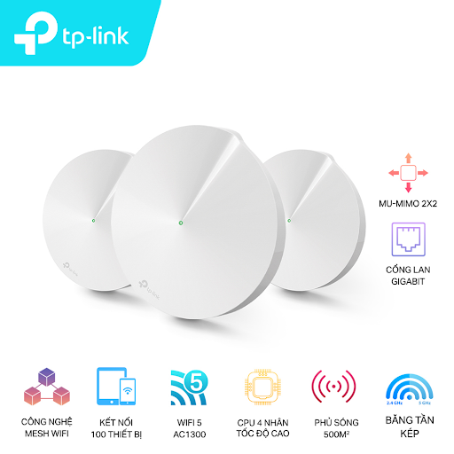 Hệ thống Wifi Mesh TPLink Deco M5 (3-pack)