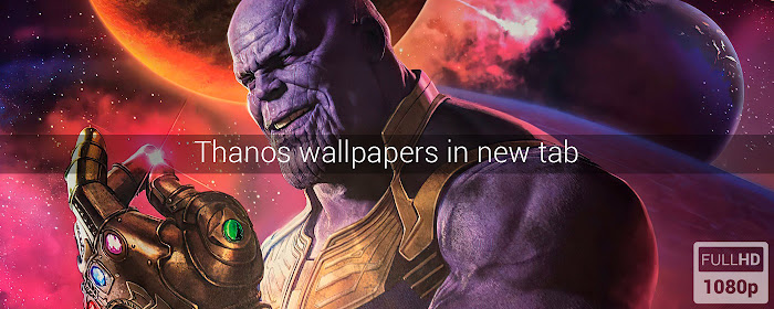 Thanos Marvel Wallpapers New Tab marquee promo image