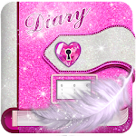 Cover Image of ดาวน์โหลด Glitter Diary with Password for Girls 1.6 APK