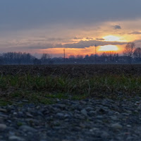 TRAMONTO DELLA BASSA PADANA di 