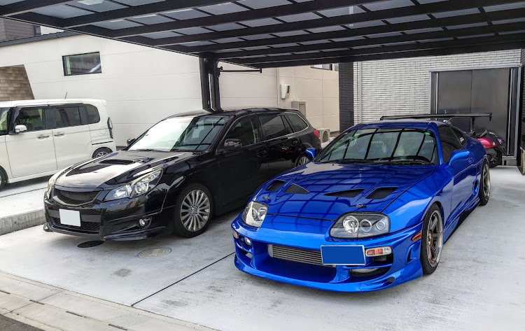 スープラの納車式・レガシィツーリングワゴンに関するカスタム事例の投稿画像1枚目