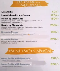 Thanco's Natural Ice Cream menu 1