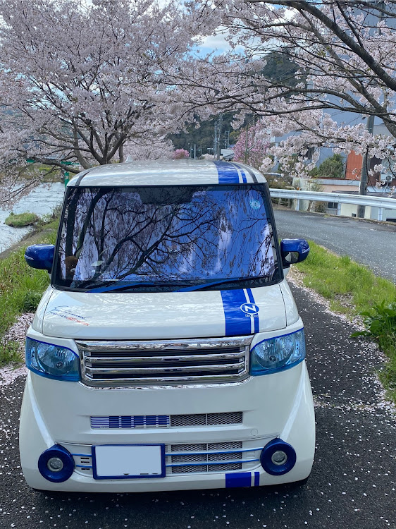 Nボックス+のエアーミーティング・サクラコラボ・コロナウイルスに負けるな・桜と愛車・ドライブに関するカスタム事例の投稿画像4枚目