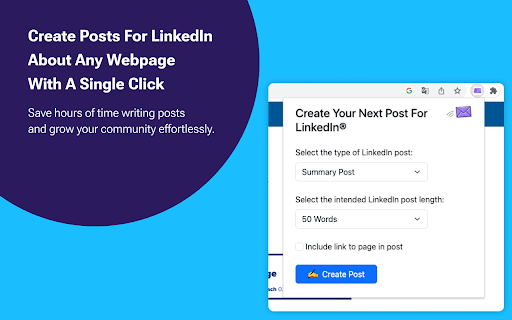 Post Express - Create LinkedIn posts easily