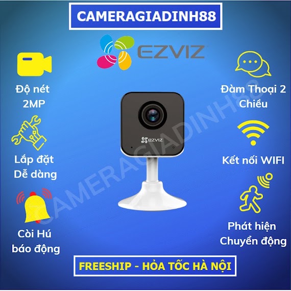 Camera Ip Wifi 2M Ezviz C1Hc Góc Rộng Hd 1080P C1C C2C C1T - - Chính Hãng 24Th