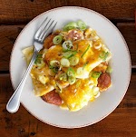 Crock Pot Cheesy Pierogi and Kielbasa Casserole was pinched from <a href="https://www.thecountrycook.net/crock-pot-cheesy-pierogi-kielbasa-casserole/" target="_blank" rel="noopener">www.thecountrycook.net.</a>