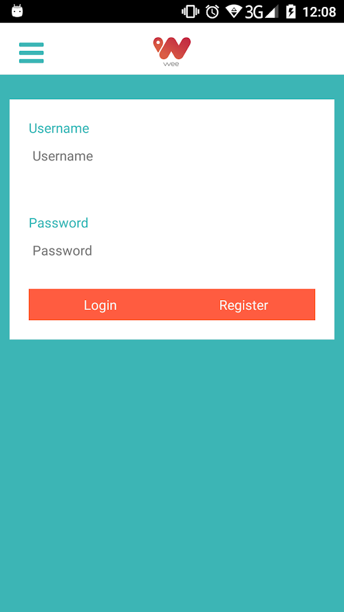 Android application weeApp screenshort