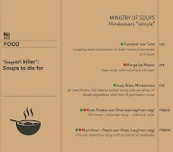 Ministry of Bar Exchange menu 1