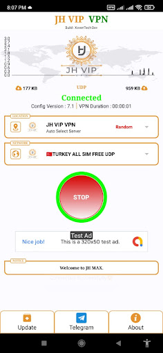 Screenshot JH VIP VPN