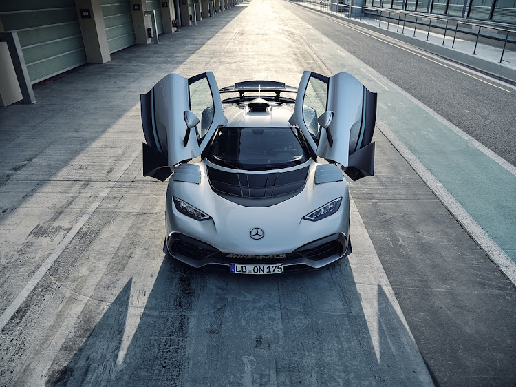 The AMG One is Mercedes-AMG's new halo car and is powered by a Formula One-derived 1.6l V6 engine. Picture: SUPPLIED