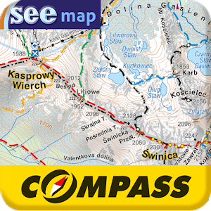 Mapa Tatry - Seemap