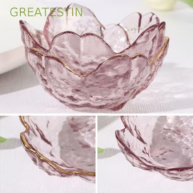 Chén Đĩa Thủy Tinh Đựng Nước Chấm Hình Hoa Anh Đào Kiểu Nhật