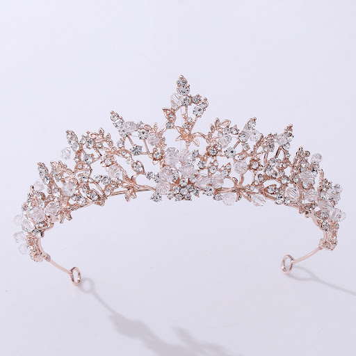 Title 4, Exquisite Handmade Crystal Crown Bridal Jewelry...