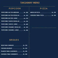 PVR Cafe menu 1