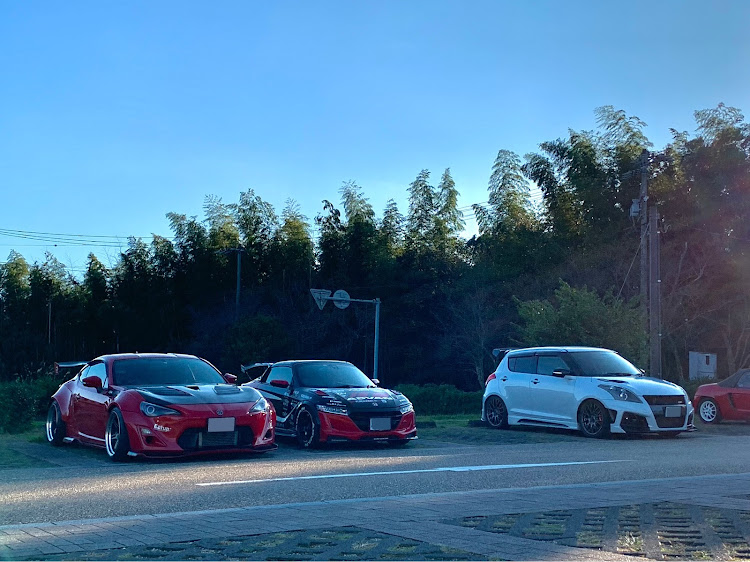 S660の日本平へドライブ🚗=3・富士山🗻コラボ・ステッカーチューン・ロケットバニー86・いっぷくショットに関するカスタム事例の投稿画像10枚目