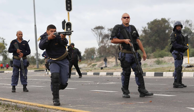 At least one person has died as protesters clashed in Mitchells Plain on Wednesday night. File photo.